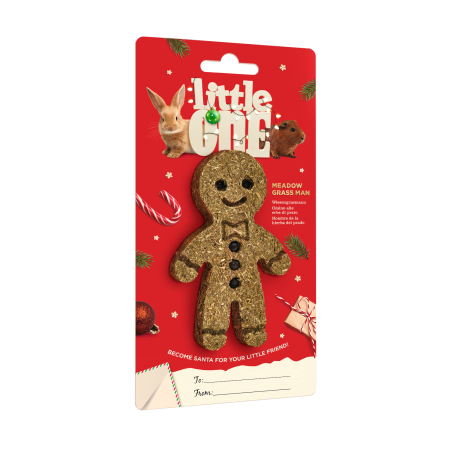 LITTLE ONE MEADOW GRASS MAN CHRISTMAS TREAT-TOY 55GR