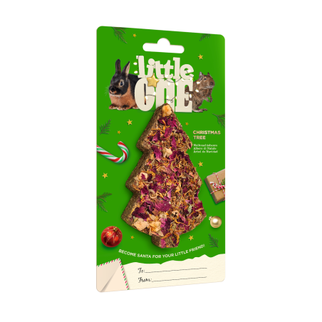 LITTLE ONE CHRISTMAS TREE TREAT TOY FOR SMALL MAMMALS 65GR
