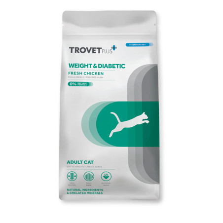 TrovetPlus Adult Cat Weight & Diabetes Fresh Chicken