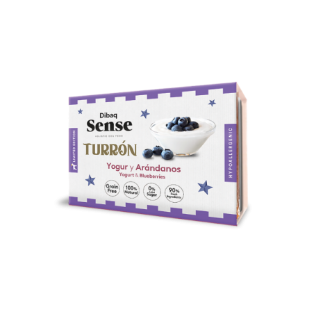 Dibaq Sense Dog Turrón Yogurt y Arándanos 185gr