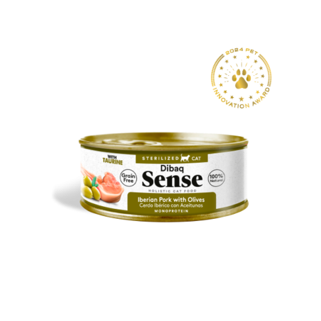 Dibaq Sense Cat Lata Grain Free Esterilizado Cerdo Ibérico 70gr