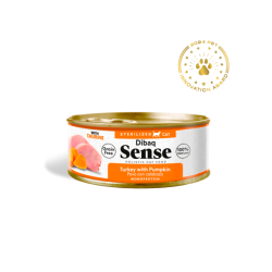 Dibaq Sense Cat Lata Grain Free Esterilizado Pavo 70gr