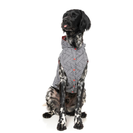 Impermeable Reversible FuzzYard Rojo/Negro