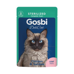 Gosbi Delicat Sterilized Chicken&Sardine Loaf 70gr