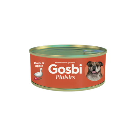 Gosbi Plaisirs Duck & Apple 185gr (Pato con manzana)