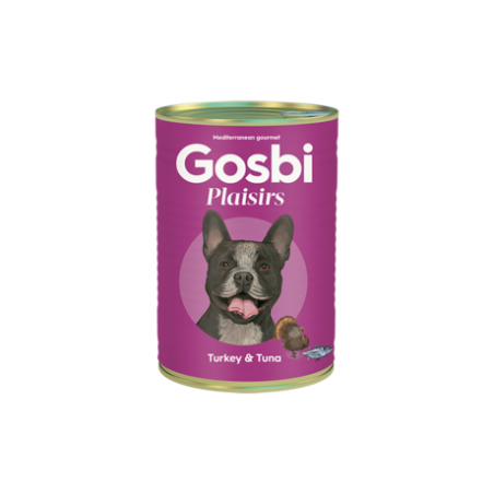 Gosbi Plaisirs Turkey&Tuna 400gr (Pavo con Atún)