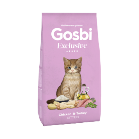 Gosbi Exclusive Cat Chicken & Turkey Kitten 1,5kg