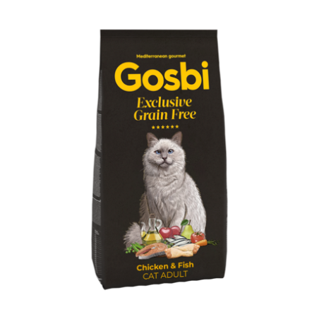 Gosbi Exclusive Grain Free Cat Adult Chicken & Fish 2kg