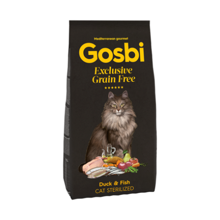 Gosbi Exclusive Grain Free Cat Sterilised Duck y Fish 400gr