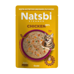 Natsbi Cat Steamed Chicken 80gr