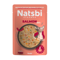 Natsbi Cat Steamed Salmón 80gr