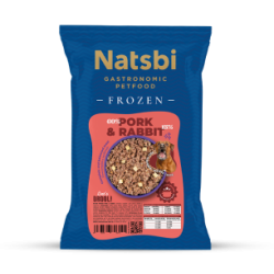 Natsbi Frozen Pork & Rabbit 500gr
