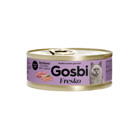Fresko Cat Paté Pollo con Conejo Sterilized 70gr