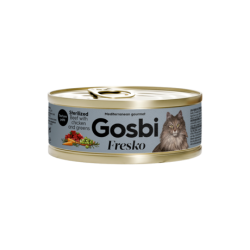 Fresko Cat Paté Ternera, Pollo y Verduras Sterilized 70gr
