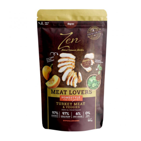 Zen pouches Meat Lovers pavo 100gr