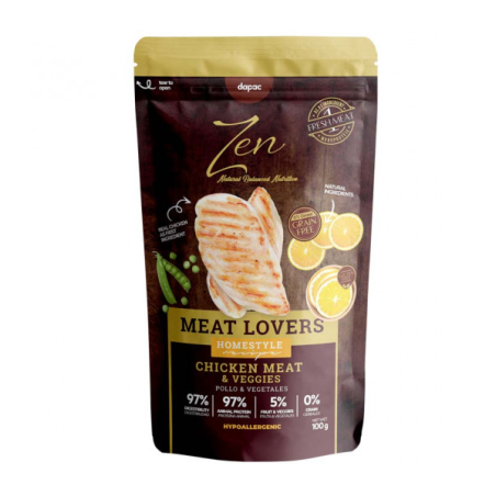 Zen pouches Meat Lovers pollo 100gr