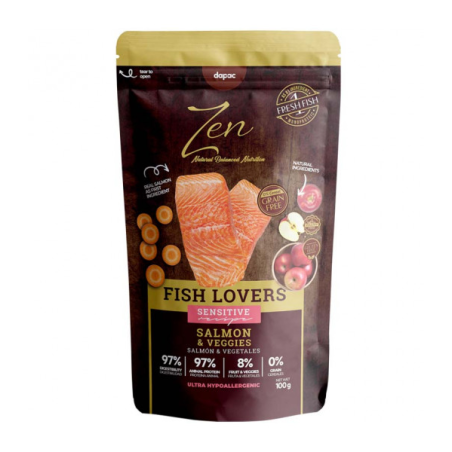 Zen pouches Fish Lovers salmón 100gr