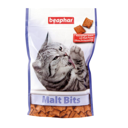 Beaphar Snack Bocaditos Malta Bits Gatos 35gr