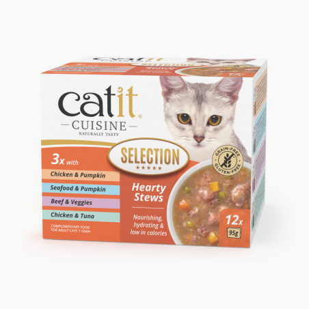 Guiso para gatos Catit Cuisine Pack de 12 Variados