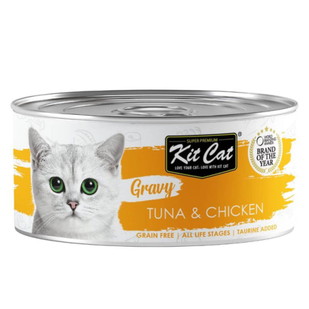Kit Cat Gravy Atún y Pollo 70gr