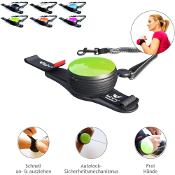 Lishinu 3 correas para perros con Full-Stop