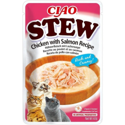 Ciao Stew Estofado de Pollo y Salmón para Gatos