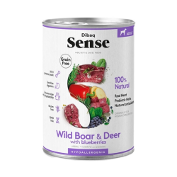 Dibaq Sense Lata Dog Grain Free Salvaje (Ciervo y Jabalí) 380gr