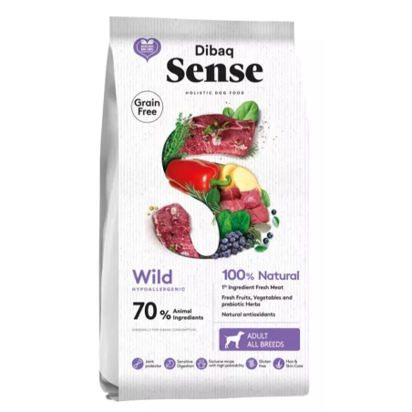 Dibaq Sense Dog Grain Free Salvaje (Ciervo y Jabalí)