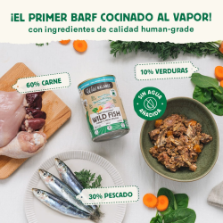 Wild Balance Lata de Pescado y Pavo para perros 400g - Filosofía BARF 2