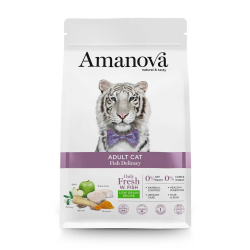 Amanova Cat Adulto Delicacy Pescado Blanco Fresco