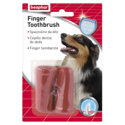 Beaphar Cepillo Dental de Dedo Perros y Gatos - 2u
