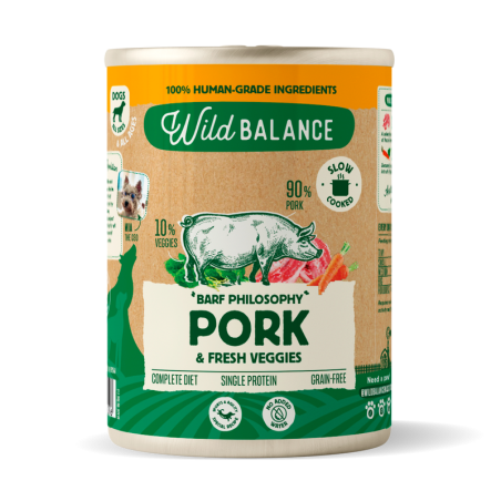 Wild Blance Lata de Cerdo para perros 400g - Filosofía BARF