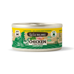 Wild Balance Lata de pollo para gatos 120g - Filosofía BARF