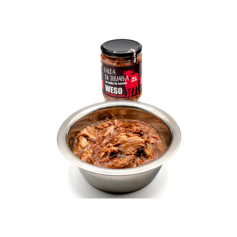 Weso Falda de ternera en caldo de huesos 400ml