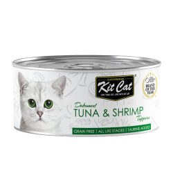 KIT CAT Gelatina Lata Toppers Atun y Camarones 70gr.