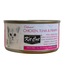 KIT CAT Gelatina Lata Toppers - Pollo con Gambas 70gr.