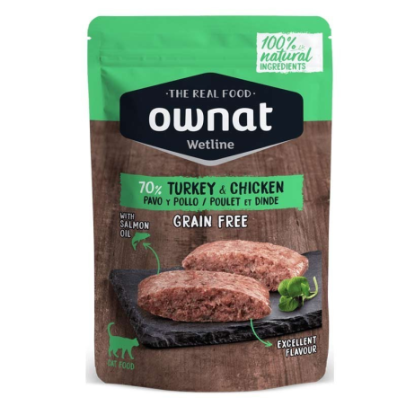 Ownat Wetline Grain Free Pavo y Pollo 85gr