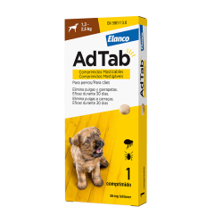 AdTab Comprimidos Masticables Antiparasitarios para perros 3comp.