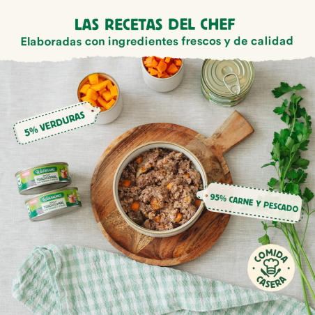 Wild Balance Lata de Ragut Tradicional de Ternera y Pollo para Gatos 80gr