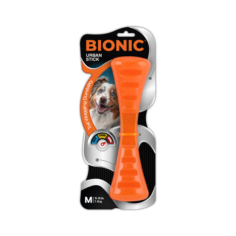 Juguetes ultra resistentes para perros BIONIC Urban Stick