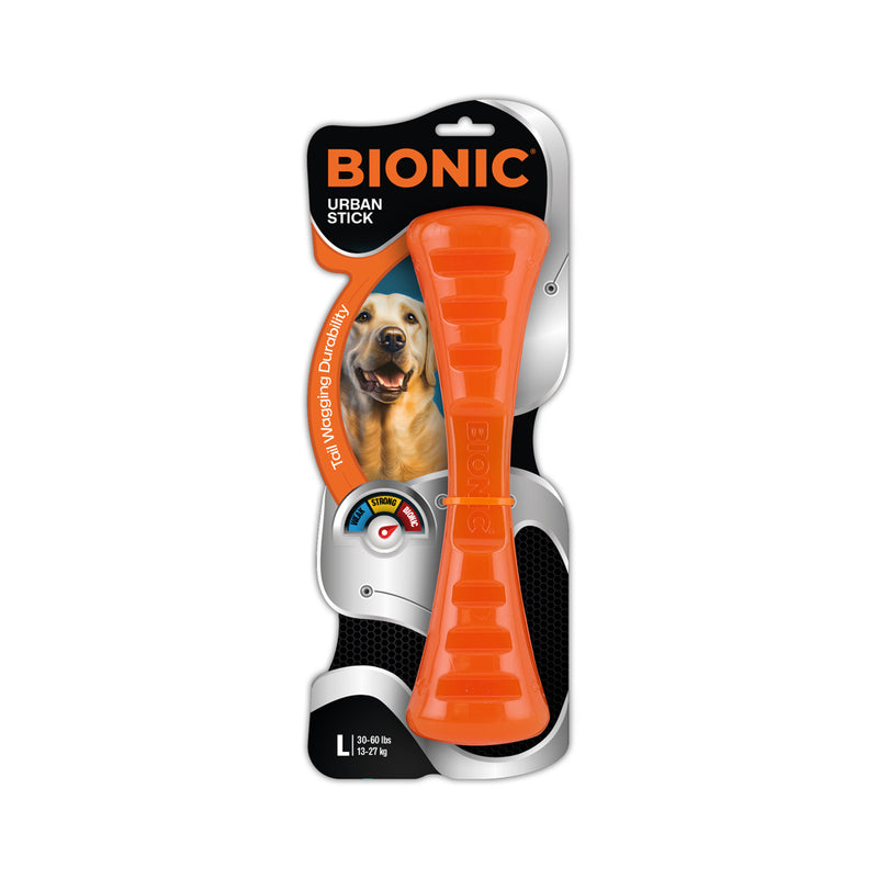 Juguetes ultra resistentes para perros BIONIC Urban Stick