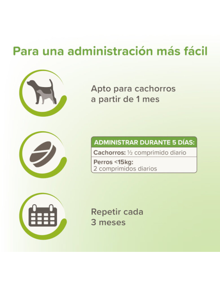 Beaphar VERMIpure Repelente Interno Natural en comprimidos para perros pequeños y cachorros