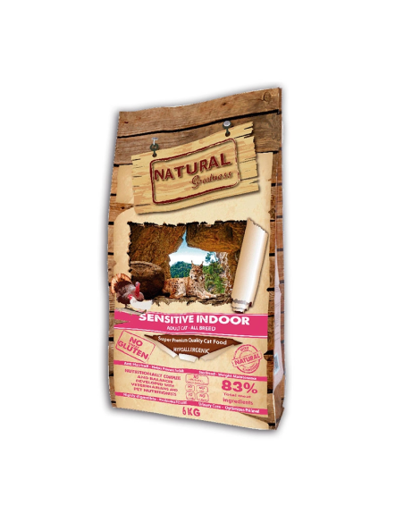 Natural Greatness Sensitive Indoor para gatos Esterilizados