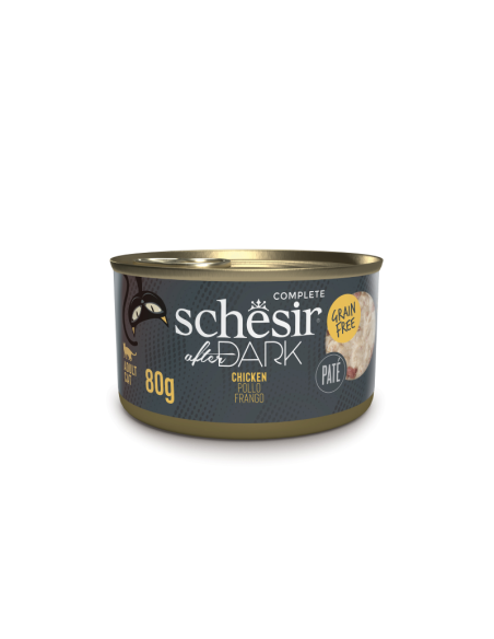 Schesir CAT AFTER DARK Lata Pollo en Paté 80gr