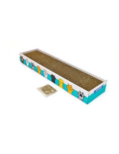 Nayeco Rascador Taby De Carton con Catnip para Gato