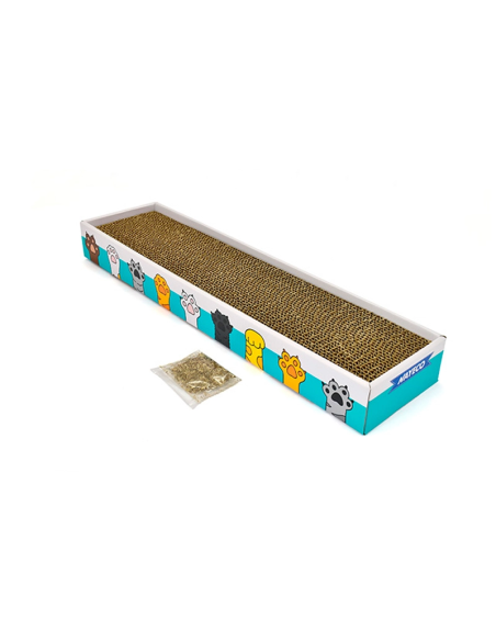 Nayeco Rascador Taby De Carton con Catnip para Gato