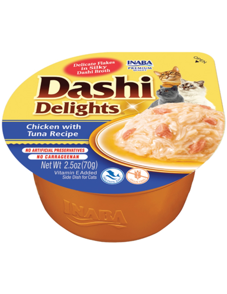 Churu dashi delight pollo con atún 70g
