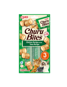 Churu bites receta de atún en envoltura de pollo para Gatos