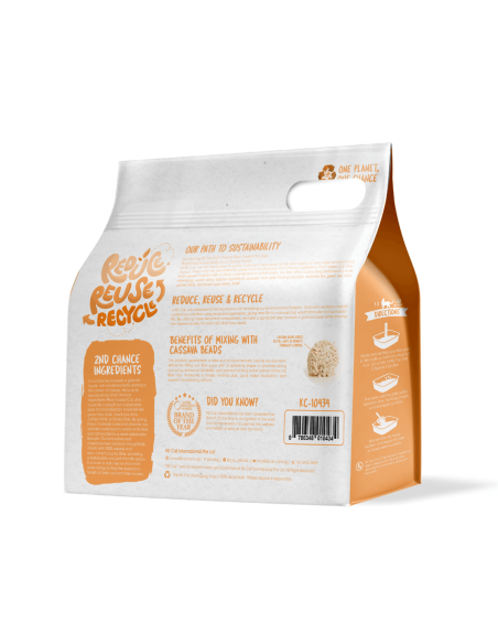 KiT Cat Arena 2nd Chance - Cascara de Guisante y Yuca