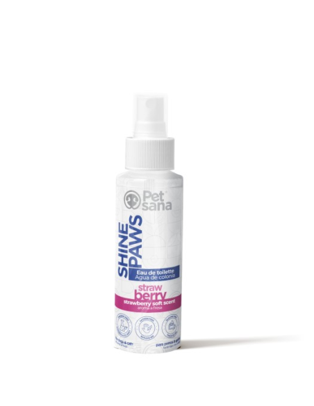 Shine Paws colonia Strawberry (fresa) 100ml Pet Sana